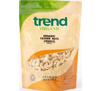 Trend Organic Cashew Nuts: Wholesome Snacking for Adults and Kids, Certified Organic, Vegan, Non-GMO, No Preservatives, High in Fibre, Rich in Protein and Healthy Fats, Raw, 500g