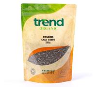 Trend Organic Chia Seeds, 250g - Good Source of Protein, Fibre, Healthy Fats, and Essential Minerals - Ideal for Smoothies - Certified Organic, Vegan, GMO-Free, No Additives No Preservatives, Raw