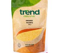 Trend Organic Coarse Cornmeal (Polenta) for Creamy or Firm Dishes, 500g - Rich in Fibre, Ideal for Baking, Grilling, and Frying - Certified Organic, Vegan, Non-GMO, No Additives No Preservatives, Raw