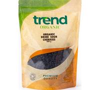Trend Organic Dried Sour Cherries Pitted 500g- Ideal for Snacking or Infusing a Tart Twist into Your Culinary Delights - Certified Organic, Vegan, Non-GMO, No Additives, Unsulphured