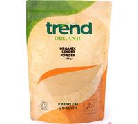Trend Organic Ginger Powder, Aromatic Bliss Ideal for Cooking, Baking, and Herbal Tea, Certified Organic, Vegan, Sustainably Sourced, Non-GMO, No Additives No Preservatives, Raw, 250g