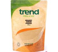 Trend Organic Ginger Powder, Aromatic Bliss Ideal for Cooking, Baking, and Herbal Tea, Certified Organic, Vegan, Sustainably Sourced, Non-GMO, No Additives No Preservatives, Raw, 500g