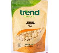 Trend Organic Macadamia Nuts: Wholesome Snacking for Adults and Kids, Baking, and Nutrient-Rich Recipes - High Fibre, High Protein - Certified Organic, Vegan, Non-GMO, No Preservatives, Raw, 500g