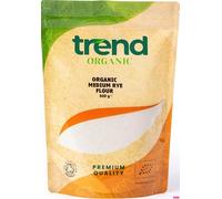 Trend Organic Medium Rye Flour 500g - Ideal for Baking and Cooking - Pure and Natural Flour for Rye Bread Certified Organic, Vegan, Non-GMO, No Additives No Preservatives, Raw