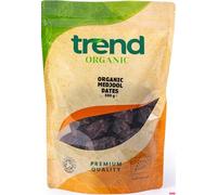 Trend Organic Medjool Dates, Nutritious Snack with Natural Sugars and Dietary Fibre - Ideal for Baking and Cooking - Certified Organic, Vegan, GMO-Free, No Additives No Preservatives, Raw, 500g