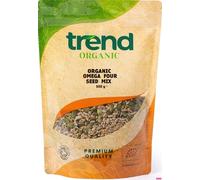 Trend Organic Omega Four Seed Mix of Pumpkin, Sesame, Flax, Sunflower Raw Whole Seeds - High in Protein, Rich in Fibre and Omega-3s, Certified Organic, Vegan Snack, Non-GMO, No Additives, 500g