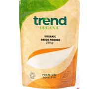 Trend Organic Onion Powder, 250g - Versatile Seasoning with Unique Flavour, Ideal for Cooking and Baking, Certified Organic, Vegan, Non-GMO, No Additives No Preservatives, Raw