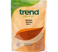 Trend Organic Paprika 100g - Versatile Kitchen Essential, Good for Seasoning and Cooking with Earthy Flavour with Peppery Notes, Certified Organic, Vegan, Non-GMO, No Additives No Preservatives