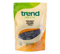 Trend Organic Pitted Prunes, 250g - Nutritious Natural Snack, Rich in Fibre and Vital Minerals and Antioxidants - Certified Organic, Vegan, GMO-Free, No Additives No Preservatives, Raw