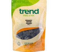 Trend Organic Pitted Prunes - Nutritious Natural Snack, Rich in Fibre and Vital Minerals and Antioxidants - Certified Organic, Vegan, GMO-Free, No Additives No Preservatives, Raw, 500g