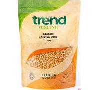 Trend Organic Popping Corn for Popcorn Lovers 500g - Delicious Snack for School, Work, or Play Nights - High in Fibre, Certified Organic, Vegan, GMO-Free, No Additives No Preservatives, Raw