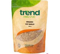 Trend Organic Pot Barley, Whole Grain Goodness in Every Bite, Rich in Protein & Fibre, Sustainably Sourced, Certified Organic, Vegan, Non-GMO, No Additives No Preservatives, Raw, 500g