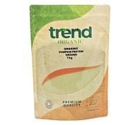 Trend Organic Pumpkin Protein Ground 1kg - Organic Plant-Based Protein, Natural, High in Protein and Fibre, Non-GMO, Vegan, Ideal for Smoothies, Shakes, and Baking