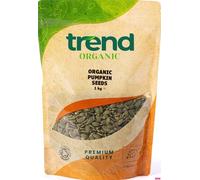 Trend Organic Pumpkin Seeds - Versatile Ingredient for Cooking & Bakng - Healthy Snack Rich in Proteinn & Dieatary Fibre - Certified Organic, Vegan, GMO-Free, No Additives No Preservatives, Raw, 1kg