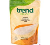 Trend Organic Stoneground Wholemeal Bread Flour - Rich in Fibre, Vitamins, and Minerals - Certified Organic, Vegan, Non-GMO, No Additives No Preservatives, Raw, 500g