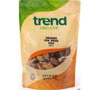 Trend Organic Sun Dried Figs, High in Fibre, Natural Sugars, and Vital Minerals - Potassium, Magnesium, and Iron - Organic, Vegan, GMO-Free, No Additives No Preservatives, Unsulphured, Raw, 500g