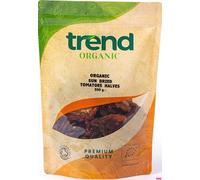 Trend Organic Sun Dried Tomato Halves - Perfect for Pasta Sauces, Sandwiches, Pizzas - Certified Organic, Vegan, Non-GMO, No Additives No Preservatives, Raw, 500g