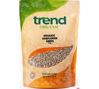 Trend Organic Sunflower Seeds - Packed with Healthy Fats, Rich in Protein and Fibre, Loaded with Vitamin E, Magnesium, and Selenium - Certified Organic Vegan Snack, Non-GMO, No Additives, Raw, 1kg