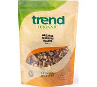 Trend Organic Walnuts Halves - Ideal for Snacking, Baking, and Nutrient-Rich Recipes, Certified Organic, Vegan, Non-GMO, No Preservatives, High Fibre, High Protein, Raw, 250g