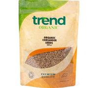 Trend Organic Whole Coriander Seeds, 500g - Ideal for Seasoning, Baking & Cooking - Rich in Essential Oils - Citrus-Like Flavour - Certified Organic, Vegan, Non-GMO, No Additives No Preservatives