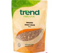 Trend Organic Whole Wheat Grain, Nutrient-Rich Goodness, Rich in Protein & Fibre, and Essential Vitamins and Minerals, Certified Organic, Vegan, Non-GMO, No Additives No Preservatives, Raw, 500g