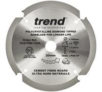 Trend PCD Fibre Cement Circular Saw Blade, 115-305mm Dia. - FULL PCD BLADE RANGE