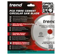 Trend PCD Fibre Cement Circular Saw Blade 165mm Diameter 20mm Bore 4 T