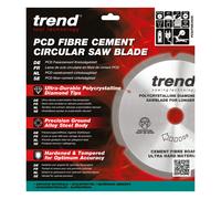 Trend Pcd Fibre Cement Circular Saw Blade 260Mm X 30Mm X 6T PCD/FSB/2606
