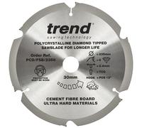 Trend Pcd/Fsb/2356 - Fibreboard Sawblade Pcd 235Mm X 6T X 30Mm