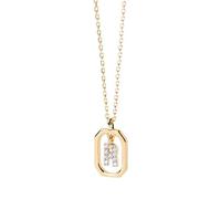 Trend Pendant Chain Men Women Jewellery Alphabet Necklace Initial A-Z Letters Birthday Women'S Fashion R