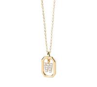 Trend Pendant Chain Men Women Jewellery Alphabet Necklace Initial A-Z Letters Birthday Women'S Fashion W