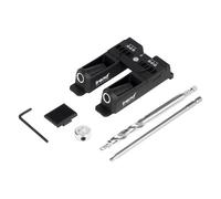 Trend 3 in 1 Pocket Hole Jig Kit with Pocket Hole Jig, HSS Drill Bit & Depth Setting Collar, Square Drive Bit, 50 Screws & Kit Storage Case, PH/JIG/BK