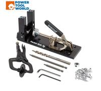 Trend Pocket Hole Jig Kit With Dual Column Jig, Clamp, Bit & Screws