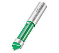 Trend Pierce & Trim Router Cutter, 1/2in Shank, 12.7mm x 30mm TC | Tungsten Carbide Tipped For Clean Pierce And Trim Cuts In Solid Wood, Boards And Panels, C135AX1/2TC