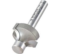 Trend Router Cutter Pin-Guided Round Over, 6.3mm Radius, 1/4in Shank, 22mmx12.6mm, TC Tipped