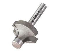 Trend Pin Guided Round Over Router Cutter, 8mm Radius, 1/4 Inch Shank | For Professional Routing, This Tungsten Carbide Tipped Cutter Delivers A Smooth 8mm Radius, 26mm Cut Dia, 7E/3X1/4TC