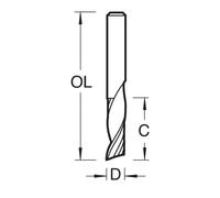 Trend STC Spiral Upcut Plastic Router Cutter