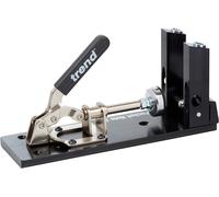 Trend Pocket Hole Jig Kit with Dual Column Jig, Face Clamp, HSS Drill Bit & Dep