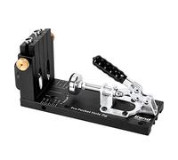 Trend Pocket Hole Jig Pro Kit with Pocket Hole Jig, Support Rods & End Stops, Face Clamp, HSS Drill Bit & Depth Collar, Square Drive Bits, 100 Screws & Storage Case, PH/JIG/AK , 12.7-38mm