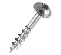 Trend Pocket Hole Screws for Softwoods, 30mm Long, Pack of 500, Coarse Self-Cutting Threaded Square Drive Screws, PH/7X30/500C, Silver