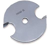 Trend Professional 1/4 Inch Bore Slotter, 6.0mm Kerf, 2 Teeth, 41.3mm | Two-Tooth Tungsten Carbide Tipped Slot Cutter For 1/4 Inch Bore Routing With 6.0mm Kerf And 41.3mm Diameter, 34/20TC