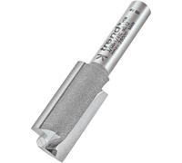 Trend Professional 1/4" Shank Straight Router Cutter Bit-Ref: 3/08X1/4TC Diameter 12.7mm Cutting Length 25mm Tungsten Carbide Tipped Two Flute