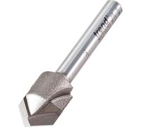 Trend Professional Alucobond 45-Degree V Groove Cutter, 1/4 Inch Shank, 13mm Cut Diameter & 10mm Cut Length, ALU/01X1/4TC