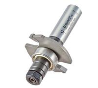 Trend Professional Bearing Guided Biscuit Jointer Router Cutter, 1/2 Inch Shank, 4mm Cut Length, Biscuit Sizes No.0, 10 & 20, 342X1/2TC