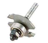 Trend Professional Bearing Guided Biscuit Jointer Router Cutter, 1/4 Inch Shank, 4mm Cut Length, Biscuit Sizes No.0, 10 & 20, 342X1/4TC