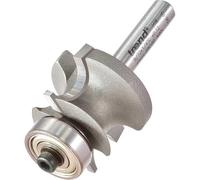 Trend Professional Bearing Guided Corner Bead Router Cutter, 1/4 Inch Shank, 28mm Cut Diameter, 16mm Bearing Diameter, 4.8mm Radius, 9/72X1/4TC