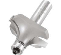 Trend Professional Bearing Guided Ovolo Router Cutter, 16mm Radius, 1/2 Inch Shank, 44.5mm Cut Diameter & 22mm Cut Length, Two Bearings, Tungsten Carbide Tipped, 46/160X1/2TC