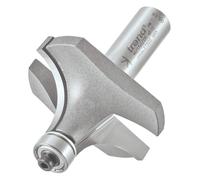 Trend Professional Bearing Guided Ovolo Router Cutter, 19mm Radius, 1/2 Inch Shank, 51mm Cut Diameter, 25mm Cut Length, Two Bearings, TCT, 46/17X1/2TC