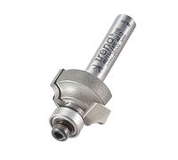 Trend Professional Bearing Guided Ovolo Router Cutter, 3.2mm Radius, 1/4 Inch Shank, 19mm Cut Diameter & 9.5mm Cut Length, Two Bearings, Tungsten Carbide Tipped, 46/11X1/4TC