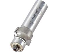 Trend Professional Bearing Guided Ovolo Router Cutter, 3mm Radius, 1/2 Inch Shank, 18.7mm Cut Diameter & 9.5mm Cut Length, Two Bearings, Tungsten Carbide Tipped, 46/118X1/2TC